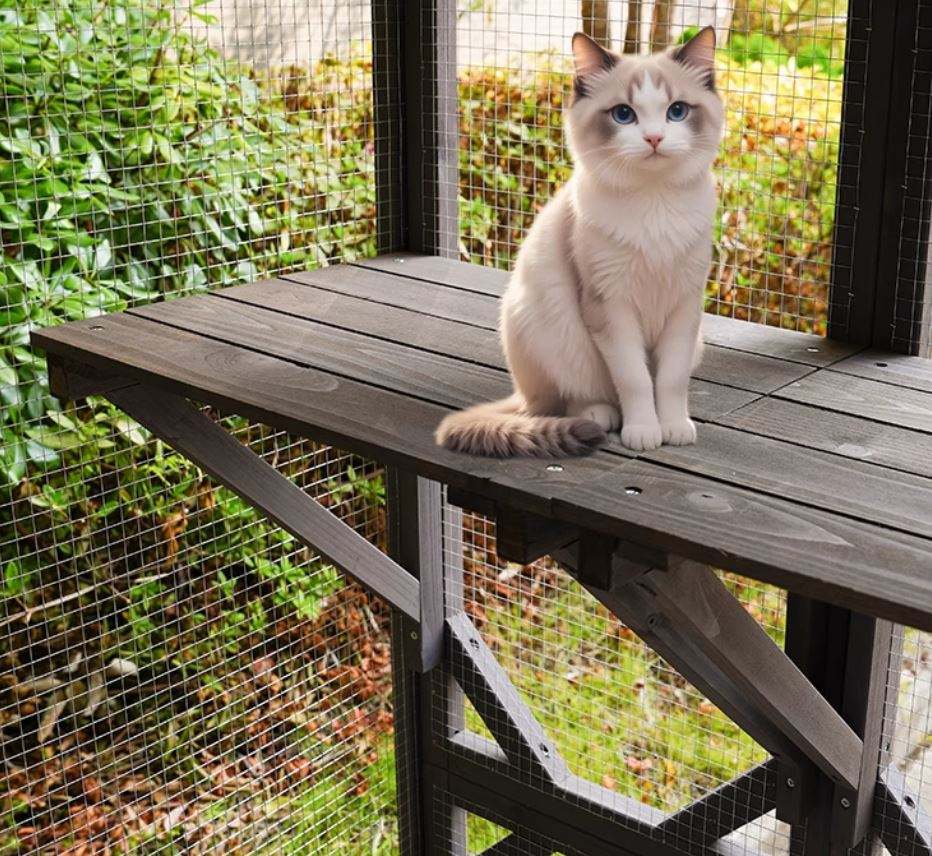 户外大型猫围栏（70英寸步入式）
